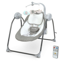 Гойдалки El Camino TEDDY ME 1075 (gray linen drops) Гойдалки El Camino TEDDY ME 1075 (gray linen drops)